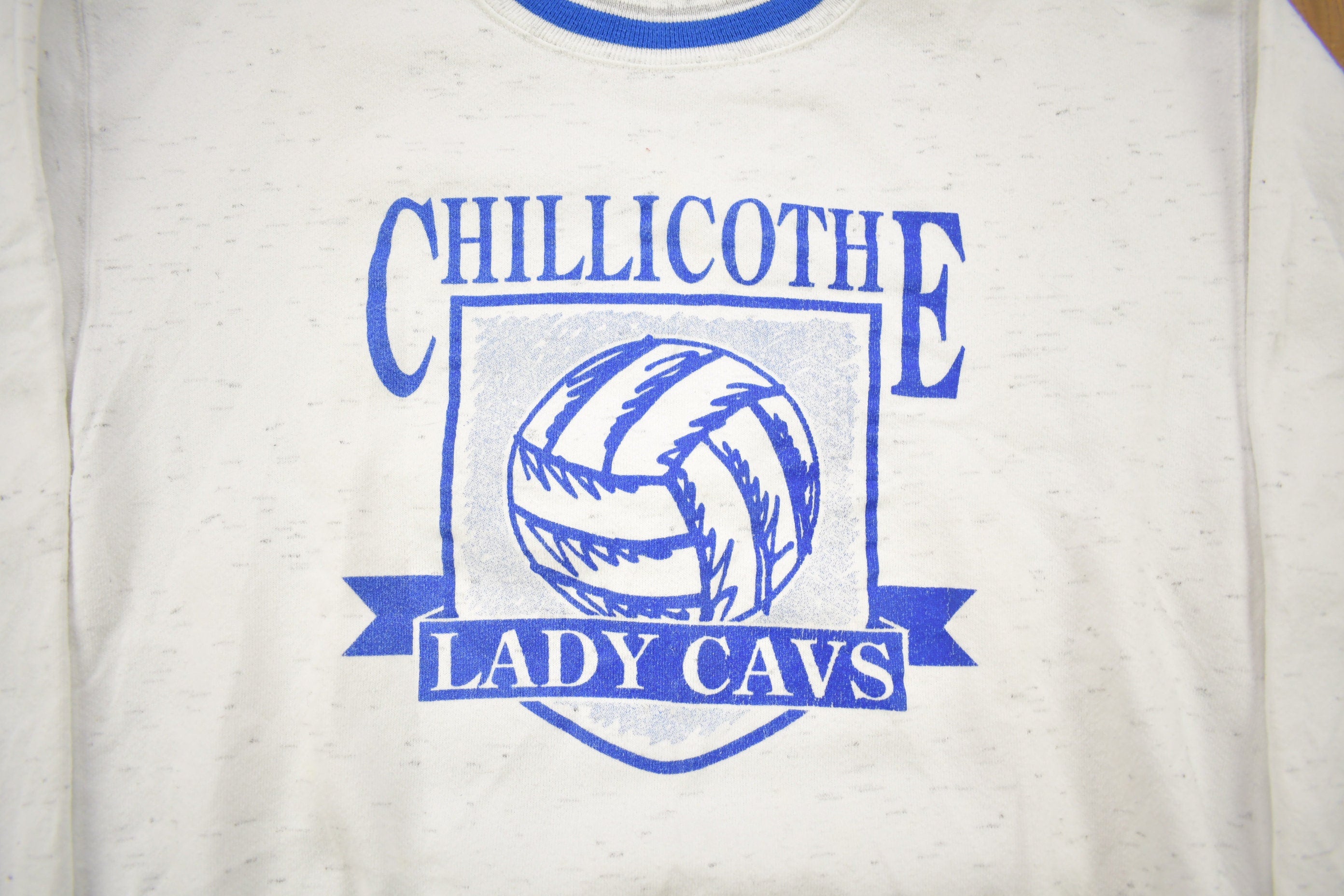 Vintage 1990s Chilicothe Lady Cavs Ribbed Crewneck Sweatshirt