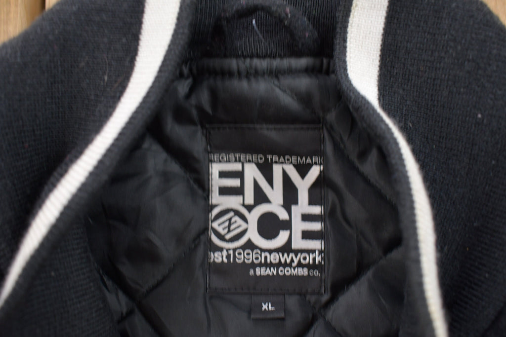 Vintage 1990s Enyce Leather Varsity Jacket