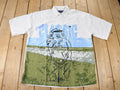 Vintage 1990s Phat Farm Classic All Over Print Button Up Shirt