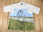 Vintage 1990s Phat Farm Classic All Over Print Button Up Shirt