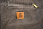 Vintage 1990s Distressed Carhartt Blanket Lined Hooded Jacket