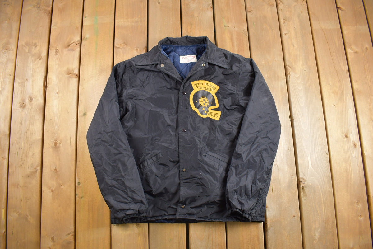 Vintage 1960s Pittsburgh Steelers NFL Button Up Jacket