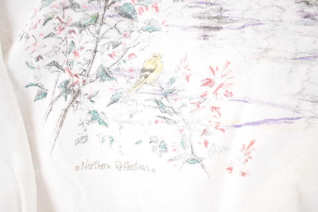 Vintage 1990s Northern Reflections Cute Loons Crewneck Sweatshirt Women's XL