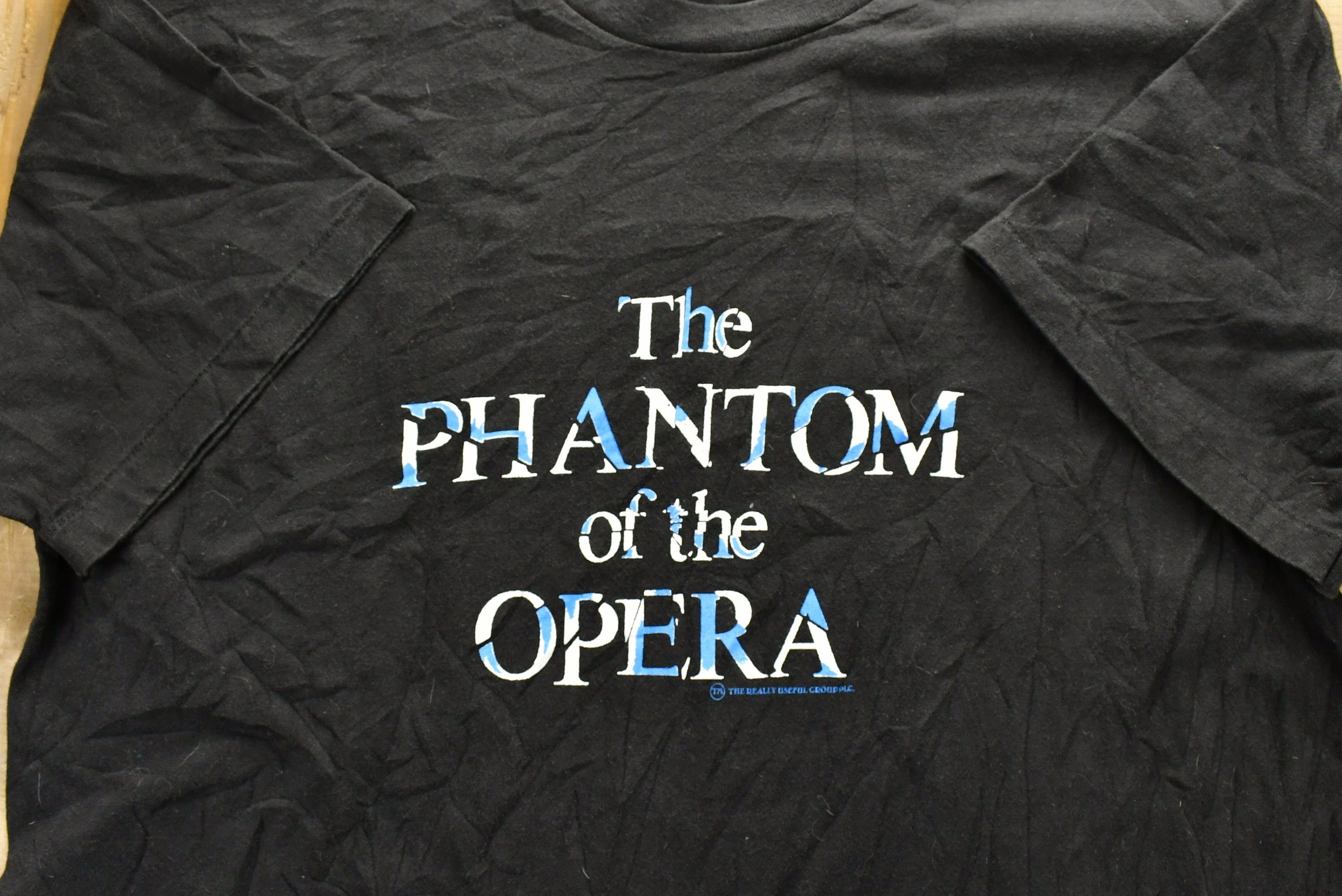 Vintage 1990s The Phantom Of The Opera Musical T-shirt
