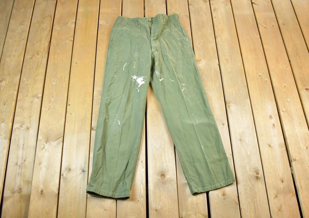 Vintage 1990s Army Green Cargo Pants Size 32 x 31