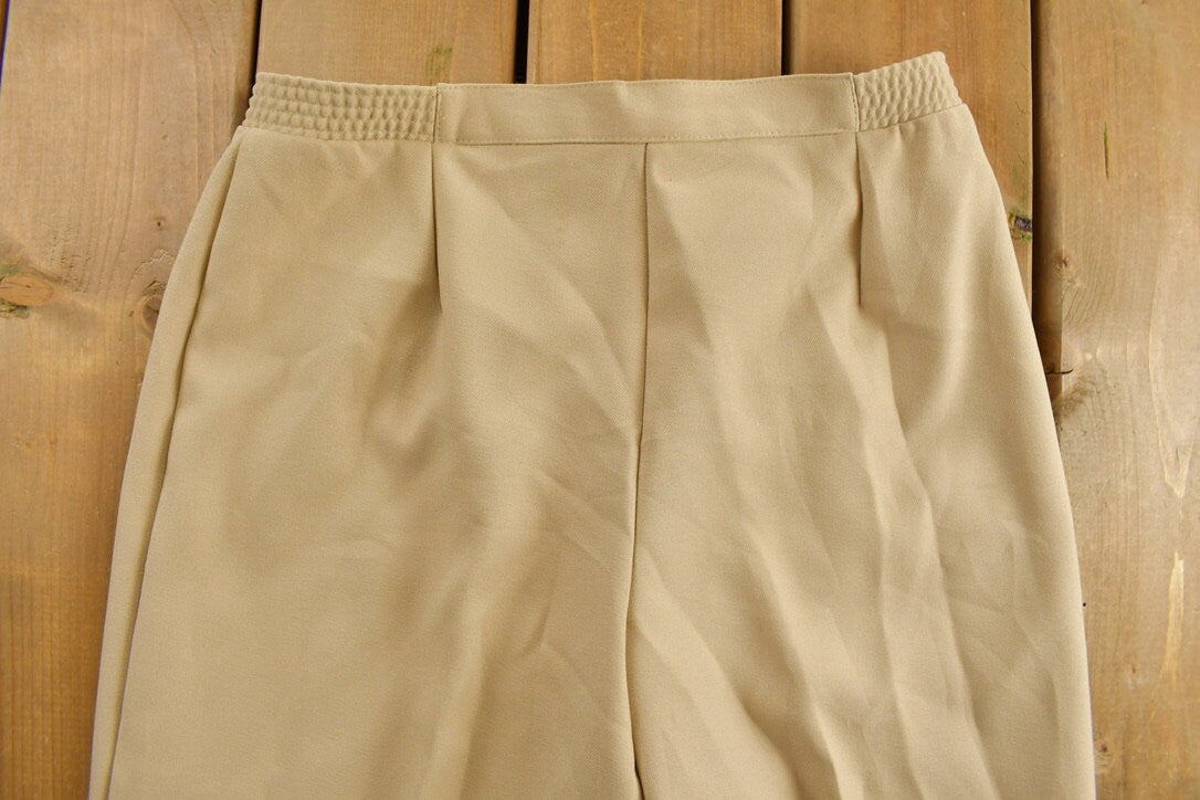 Vintage 1980s Haberdashery Pleated Trouser Pants Size 28 x 29 / High Waist / Made In USA / 80s Fashion / Women's Size 4