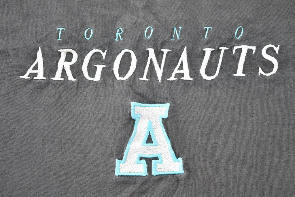Vintage 1990s Toronto Argos Embroidered Graphic T-Shirt  CFL Tee  Americana  Sportswear  Athletic  Faded  Fan Gear  CFL  Football