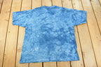 Vintage 1999 Star Wars Darth Maul Sith Lord Liquid Blue All Over Print T-Shirt Men's XL