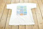 Vintage 1990 San Francisco Golden Gate Bridge Landmarks Souvenir T-Shirt Men's L