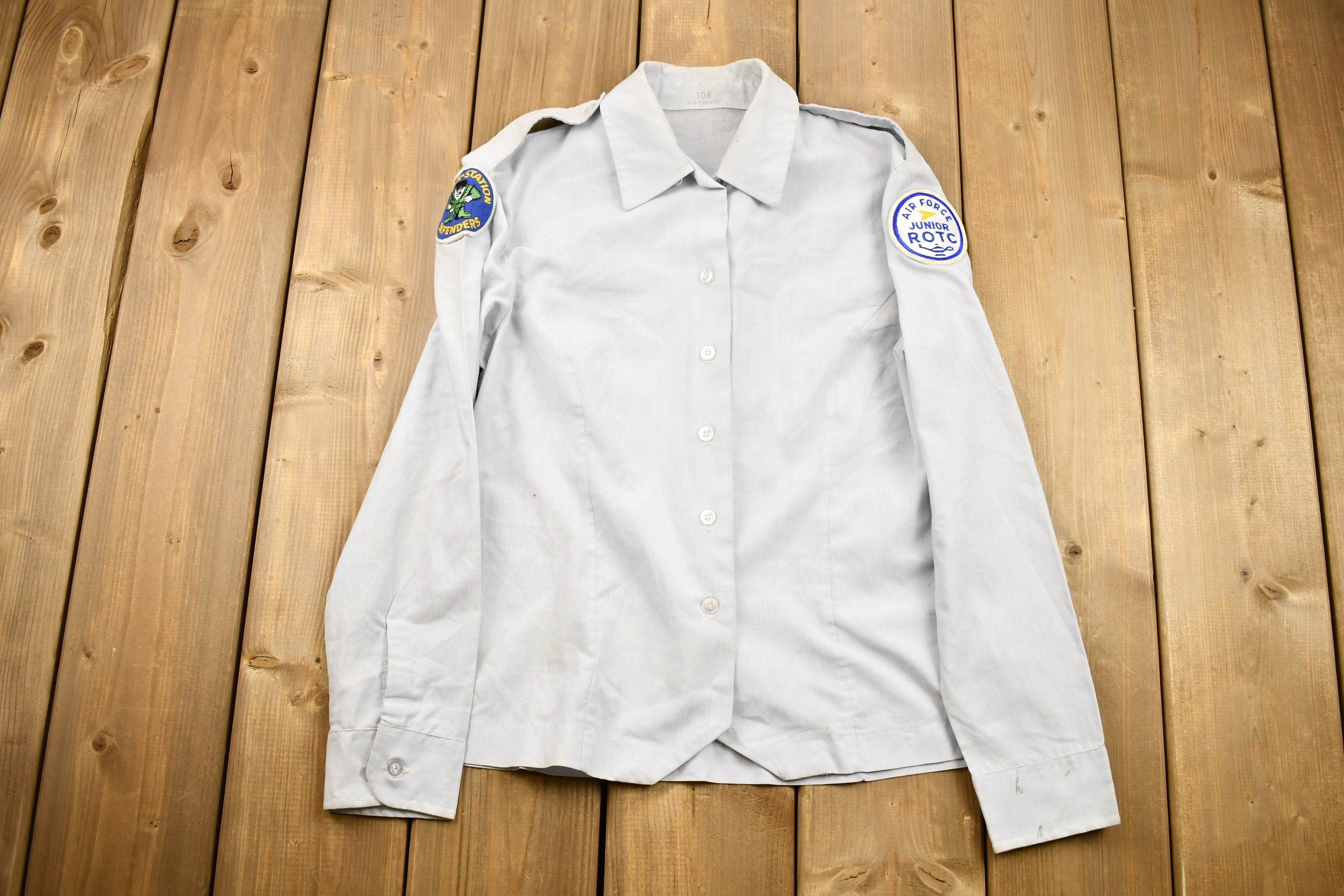 Vintage Uniform Button Up Shirt