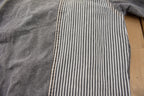 Vintage 1990s Grey Striped Button Up Shirt