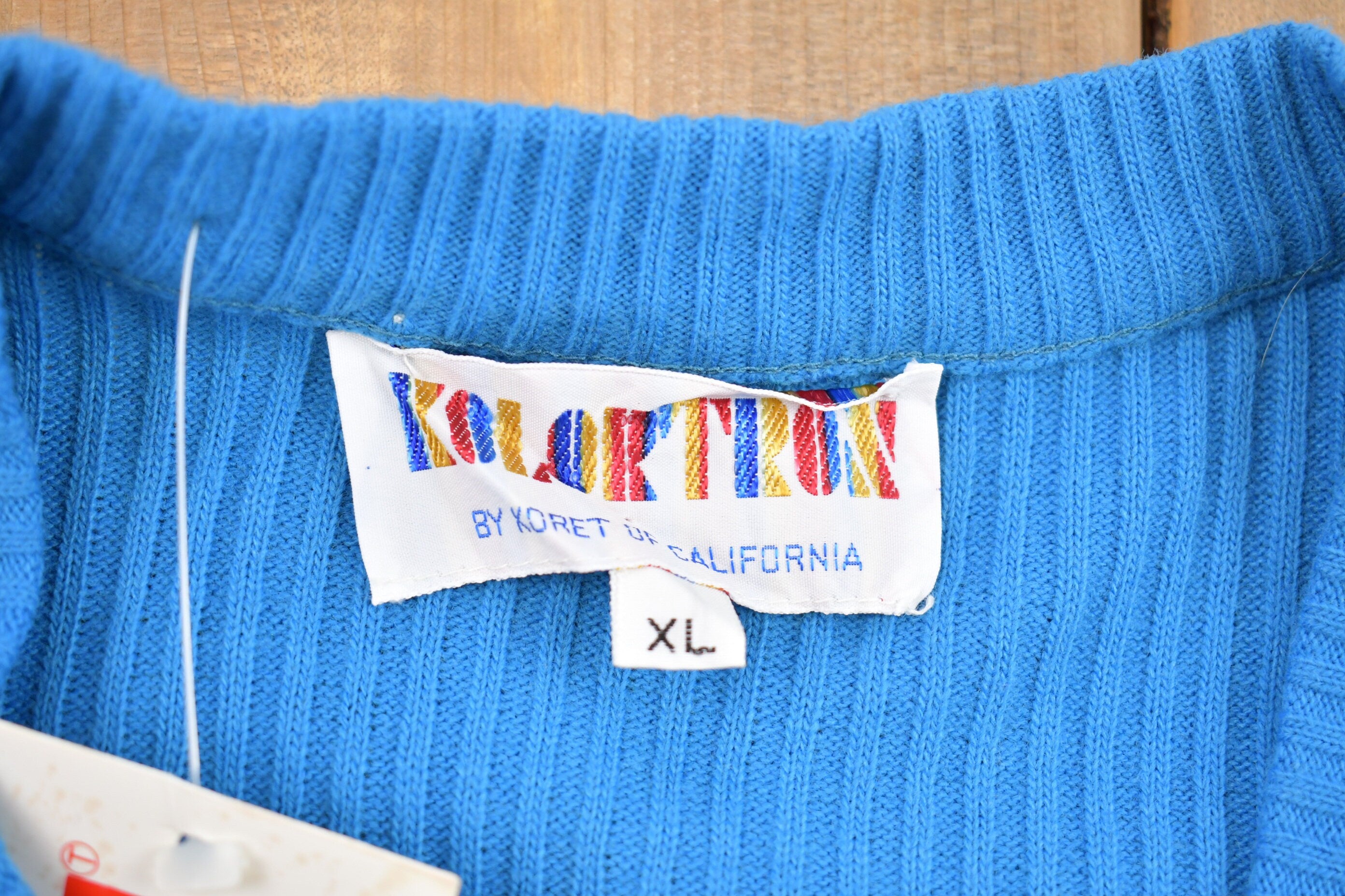 Vintage 1990s Kolortron Knitted Cardigan