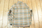 Vintage 1990s Woolrich Plaid Lined Flannel Button Up Shirt Mens M