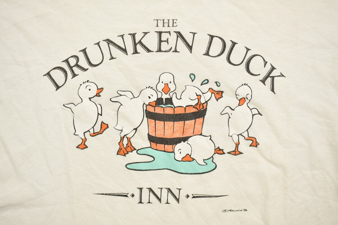 Vintage 1990s The Drunken Duck Inn Graphic T-Shirt