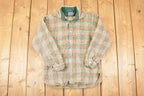 Vintage 1990s Pendleton Plaid Lined Flannel Button Up Shirt Women's S