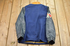 Vintage 1980s Burnaby Legion Leather Varsity Jacket