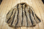 Vintage 1970s Coyote Fur Coat
