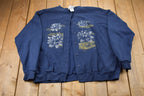Vintage 1990s Morning Sun Floral Print Sweatshirt