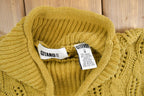 Vintage 1990s Gitano Cable Knit Turtleneck Sweater