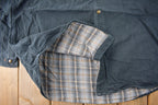 Vintage 1990s Distressed Carhartt Plaid Lined Light Weight Snap Button Jacket Size 2XL