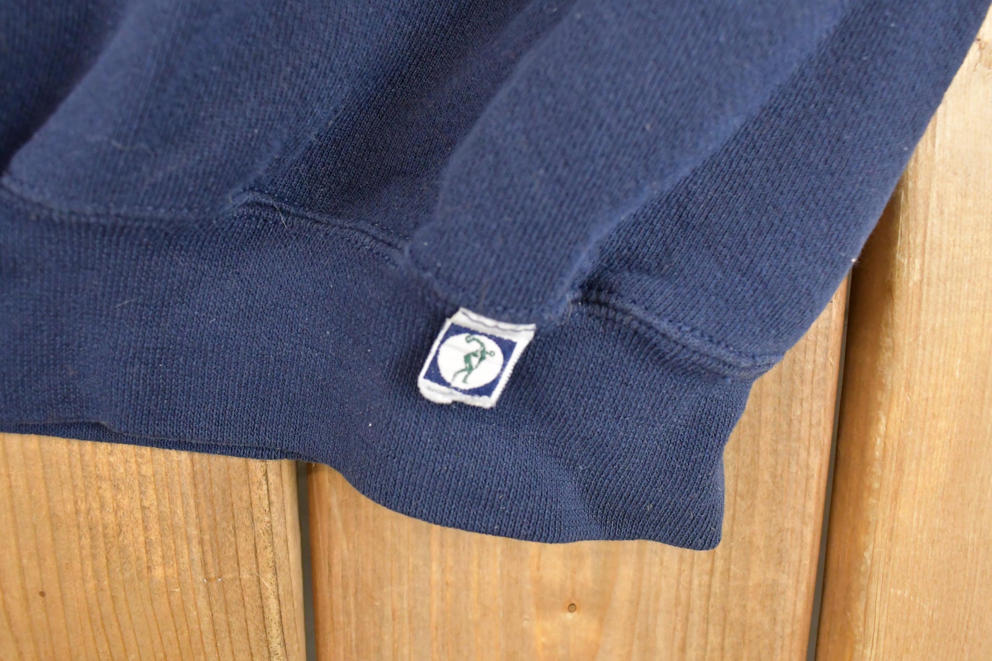 Vintage 1990s Discus Athletic Blank Crewneck Sweatshirt Mens XL / Made In USA / 90s Printing Crewneck / Streetwear Blanks