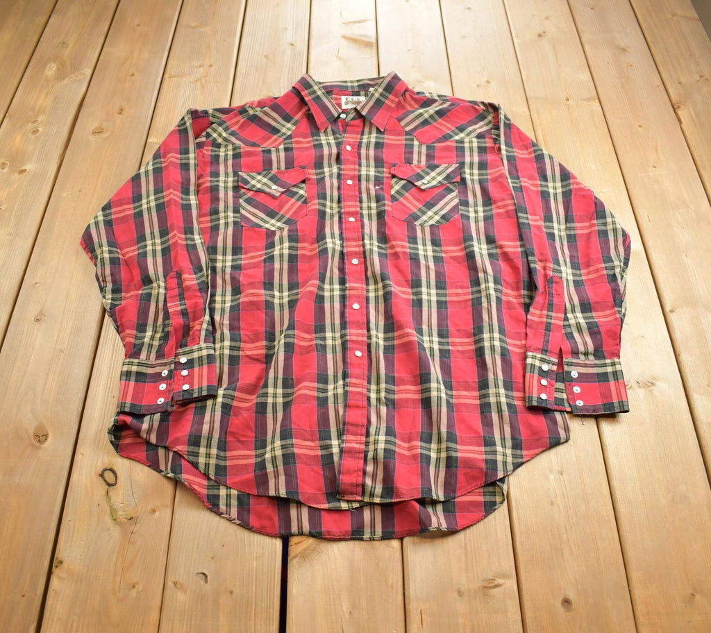 Vintage 1980s Fly Cattleman Blank Button Up Shirt