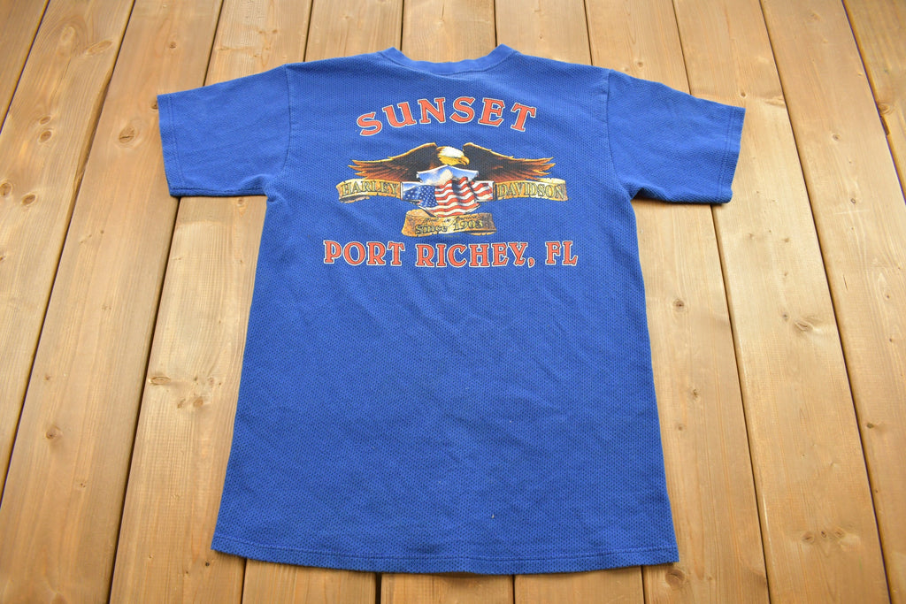 Vintage 1999 Sunset Harley Davidson Port Richey Florida T-Shirt