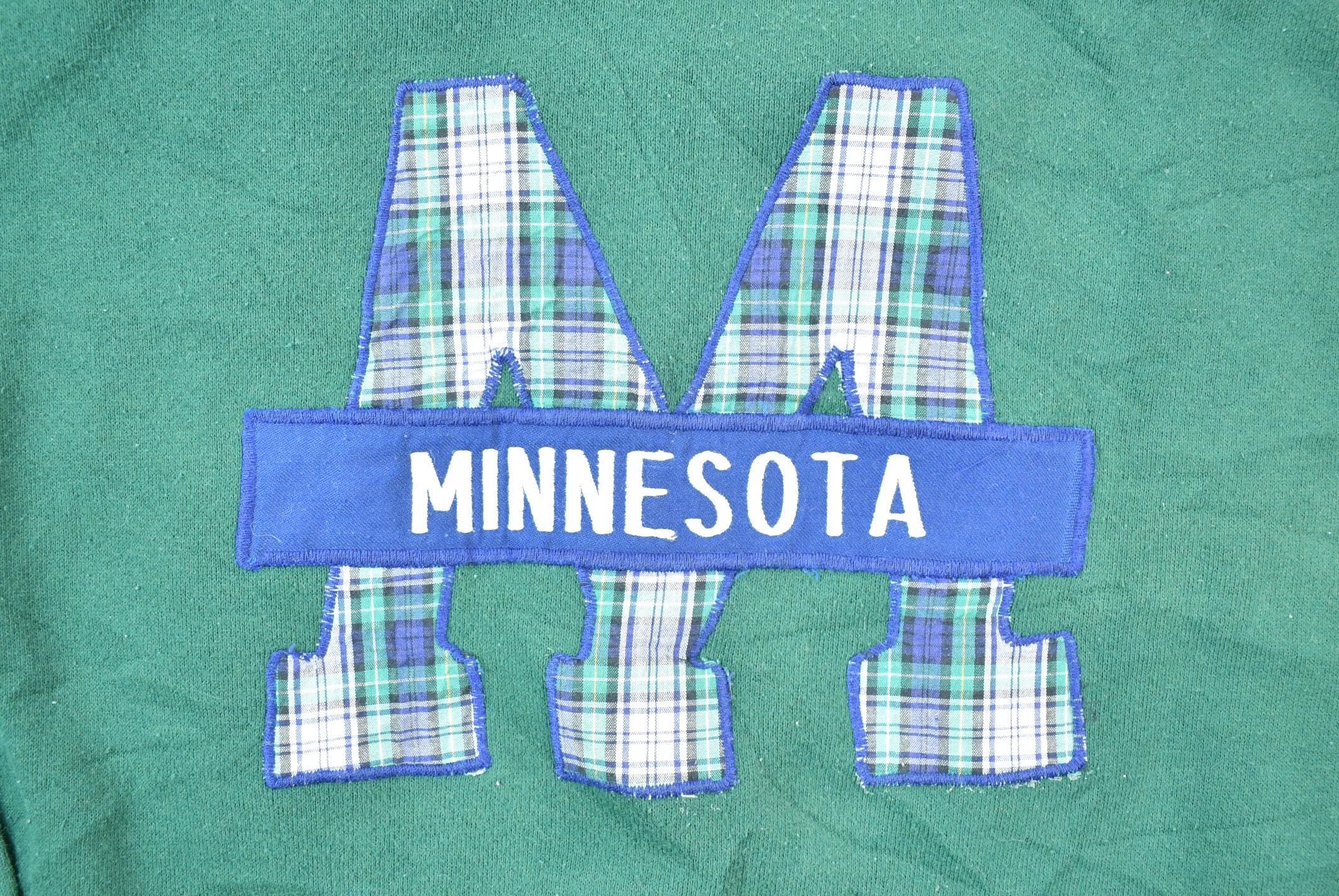 Vintage 1990s Minnesota Lee Sport Heavy Cotton Crewneck Sweatshirt