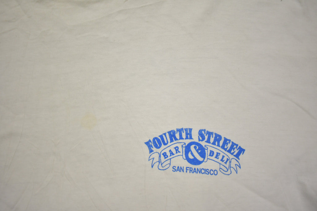 Vintage 1990s San Francisco Fourth Street Bar & Deli Souvenir T Shirt