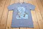 Vintage 1990s Wolf Dream Catcher Anvil Graphic T-Shirt