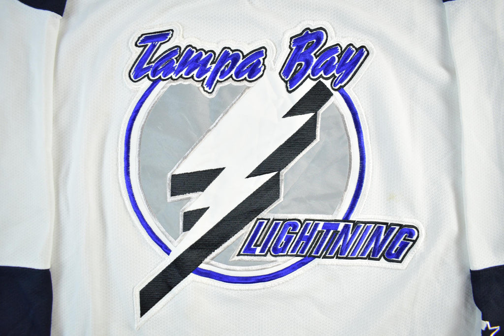Vintage 1990s Tampa Bay Lightning NHL Starter Hockey Jersey Men's XL