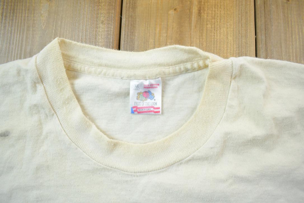 Vintage 1990s Lonzbrusco Graphic T-Shirt / Vintage T Shirt / Streetwear / Graphic Tee / Single Stitch / Made In USA