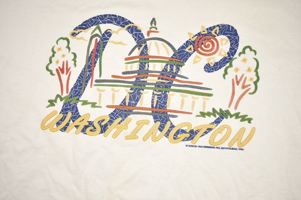 Vintage 1990s Washington DC Souvenir T Shirt