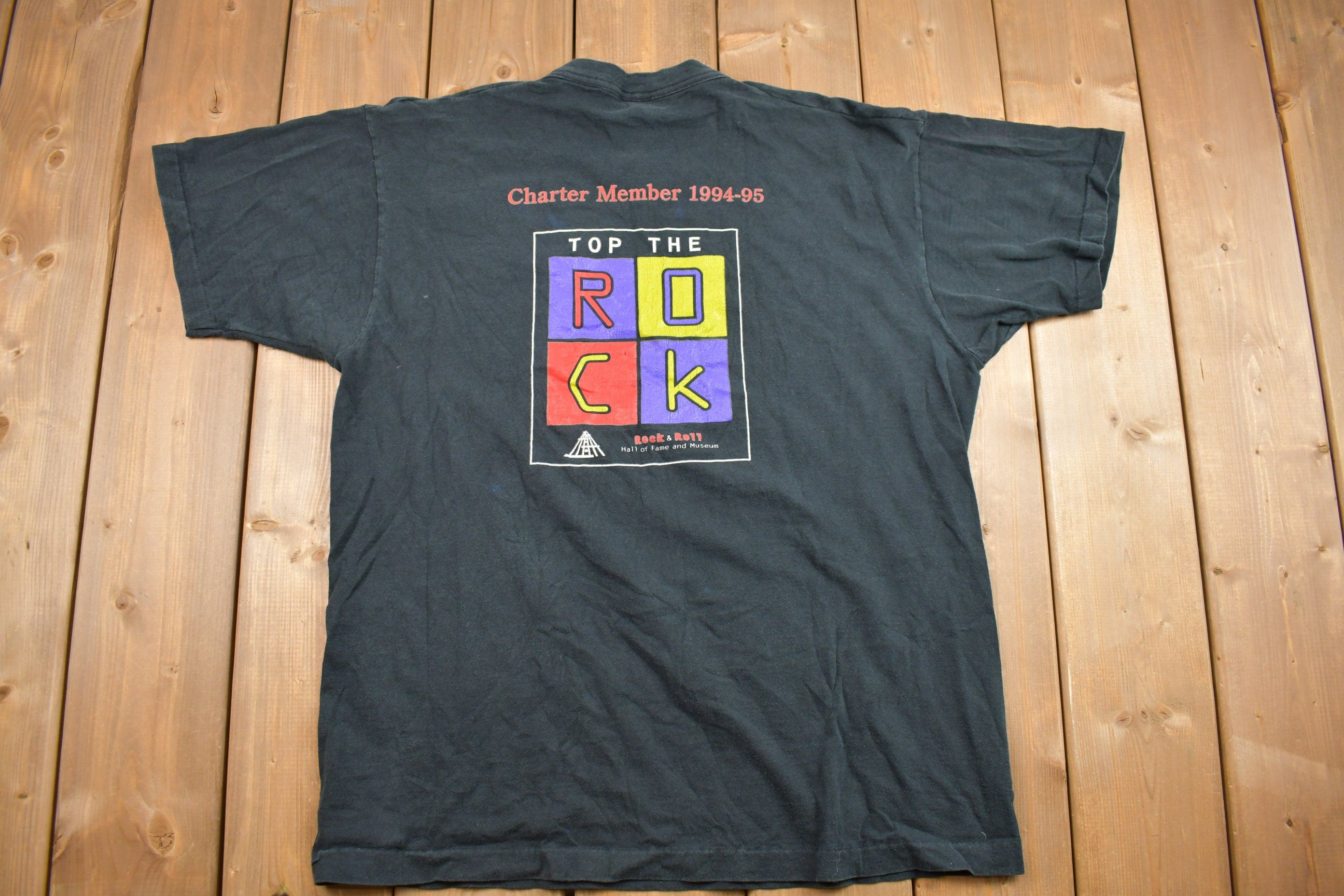 Vintage 1995 House That Rock Built Graphic T Shirt