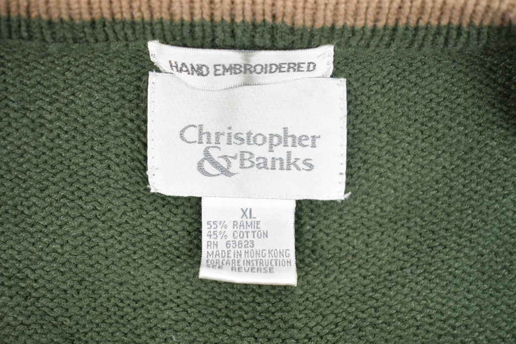Vintage Christopher & Banks Knitted Sweater Vest