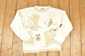 Vintage 1990s P Galli Knit Cute Teddy Bear Crewneck Sweater Women's M