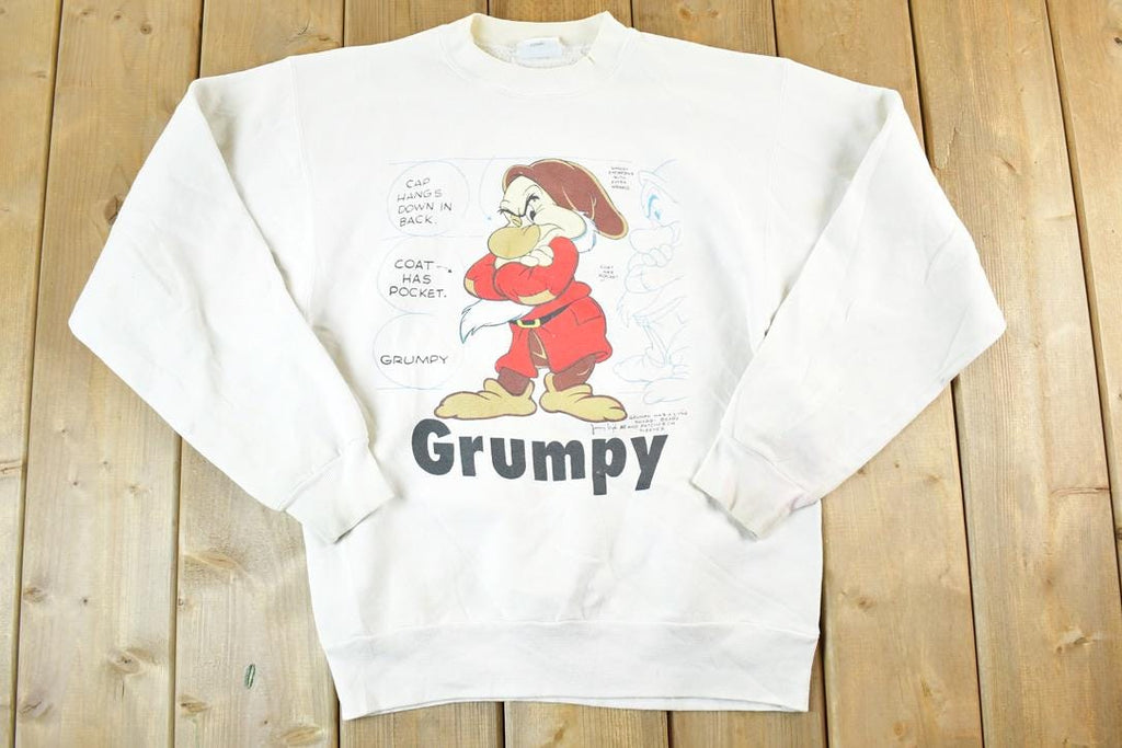 Vintage 1990s Grumpy Disney Crewneck Mens M