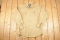 Vintage 1990s Wrangler Tan Western Button Up Shirt Men's XL
