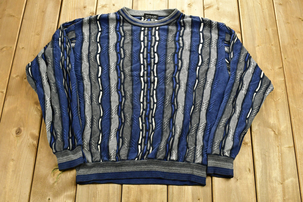 Vintage 1990's 3D Cable Knit Sweater