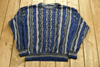 Vintage 1990's 3D Cable Knit Sweater