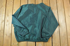 Vintage 1990s Surf Style Quarter Zip Super Light Windbreaker Spring Jacket
