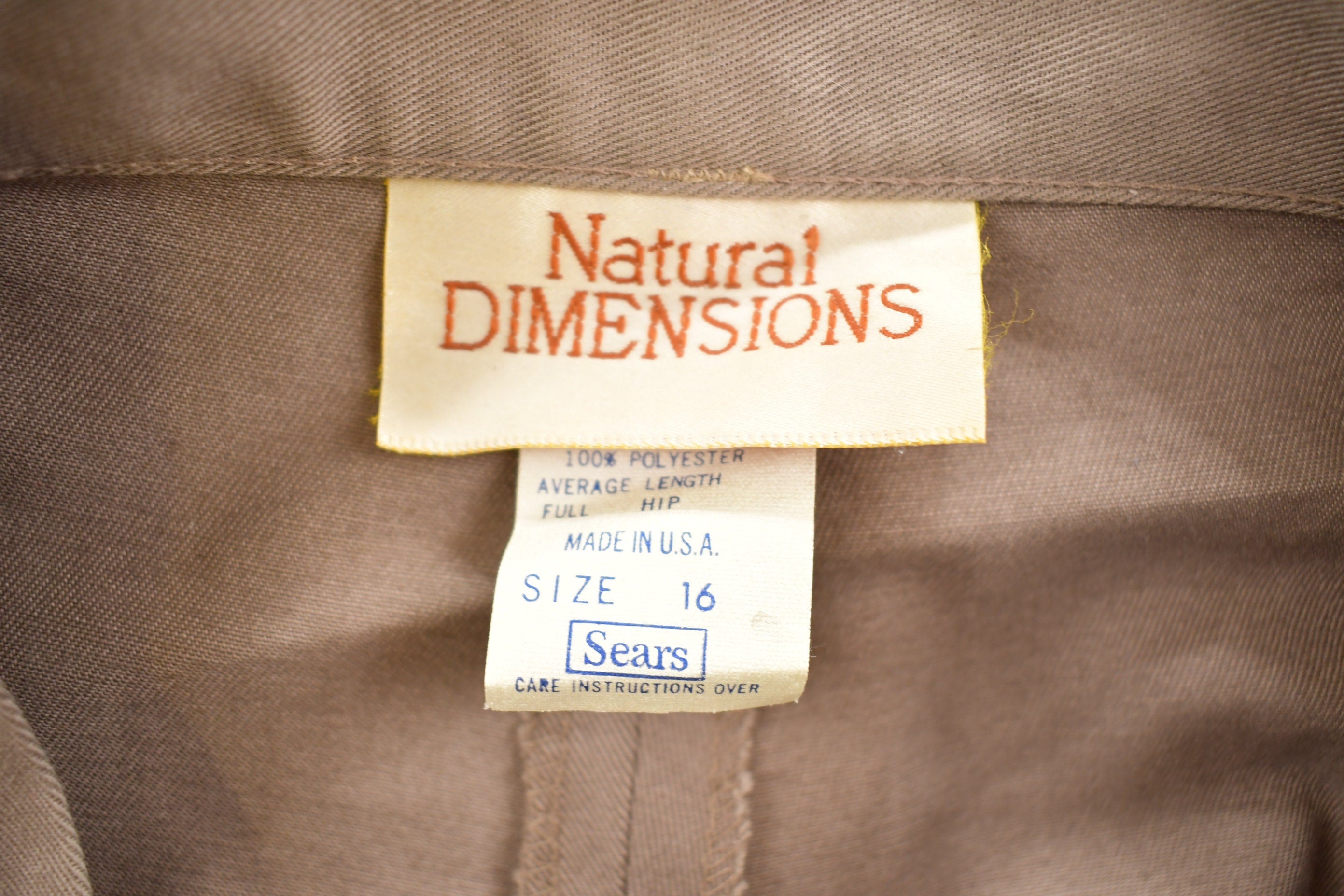 Vintage 1990's Natural Dimensions Pleated Pants 32 x 30
