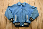 Vintage 1960s Distressed LCMR Jr High Capers Varsity Jacket /