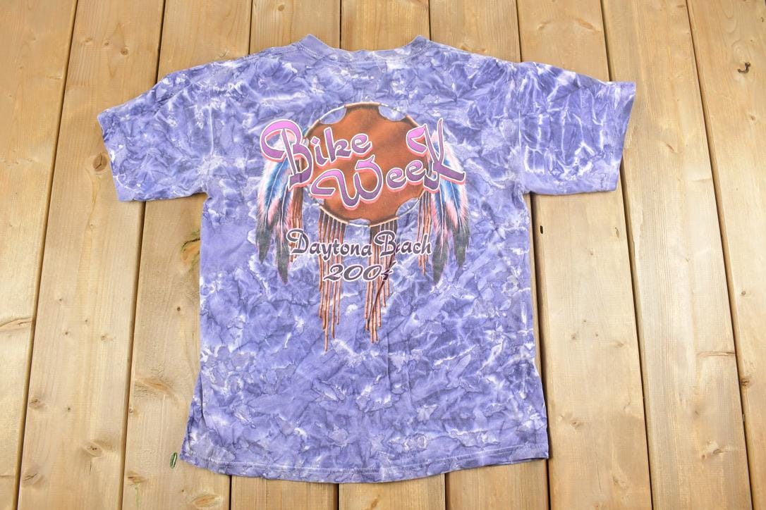 Vintage 2004 Daytona Beach Bike Week Souvenir T-Shirt /