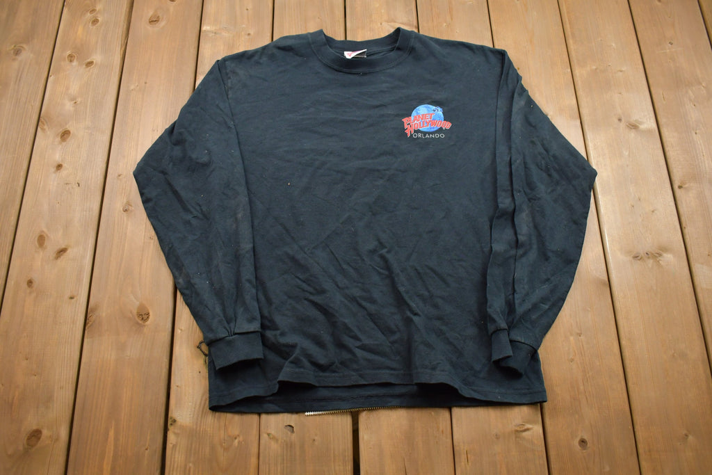 Vintage 1990s Planet Hollywood Graphic T-Shirt