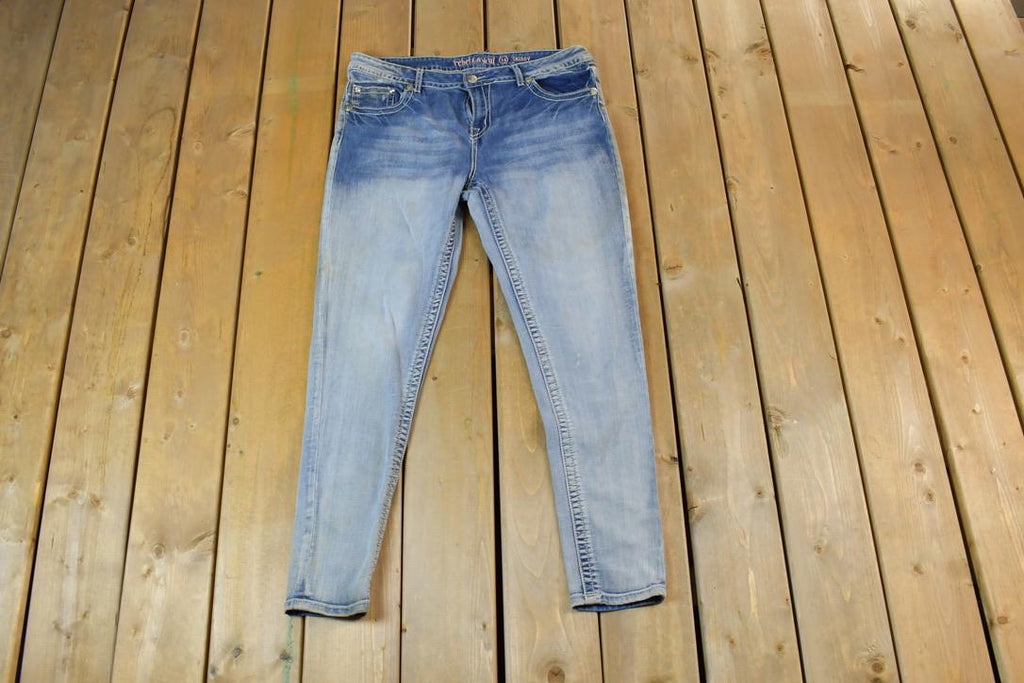 Vintage 1990s Womens Fancy Pocket Denim Jeans Size 38 x 30