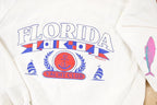 Vintage 1990s Florida Yacht Club Fish Sleeve Crewneck Sweatshirt Men's M
