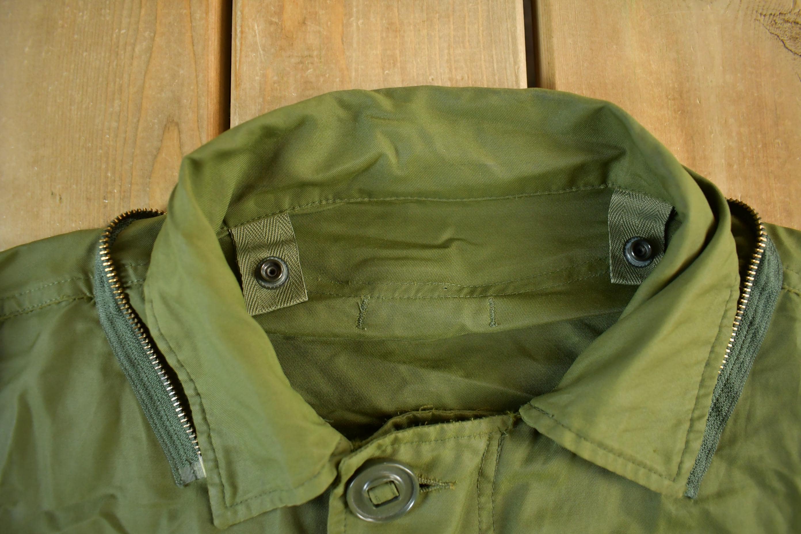 Vintage 1980s Canadian Army Military Field Jacket Men's Large