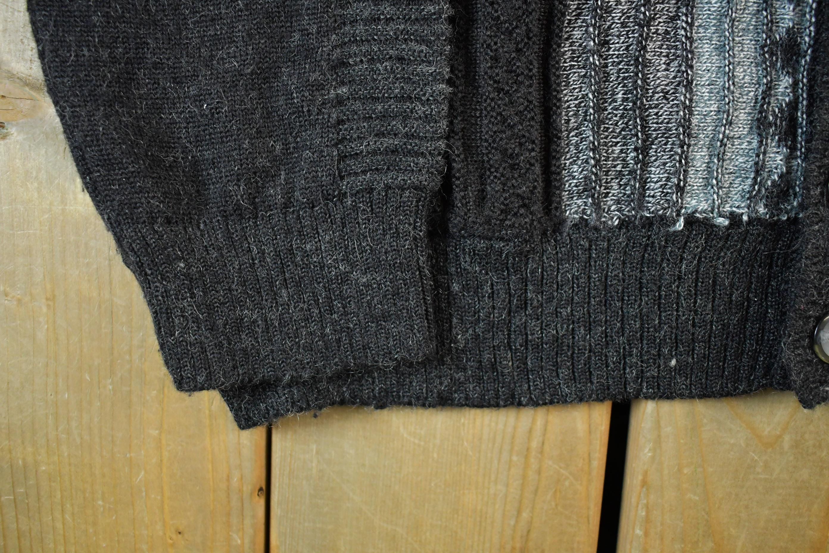 Vintage 2000s Cotton Traders Knit Cardigan Sweater Men's 2XLT