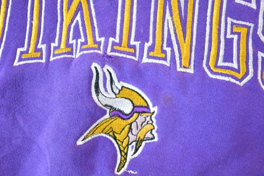 Vintage 1990s Minnesota Vikings Pro Player NFL Crewneck Sweatshirt